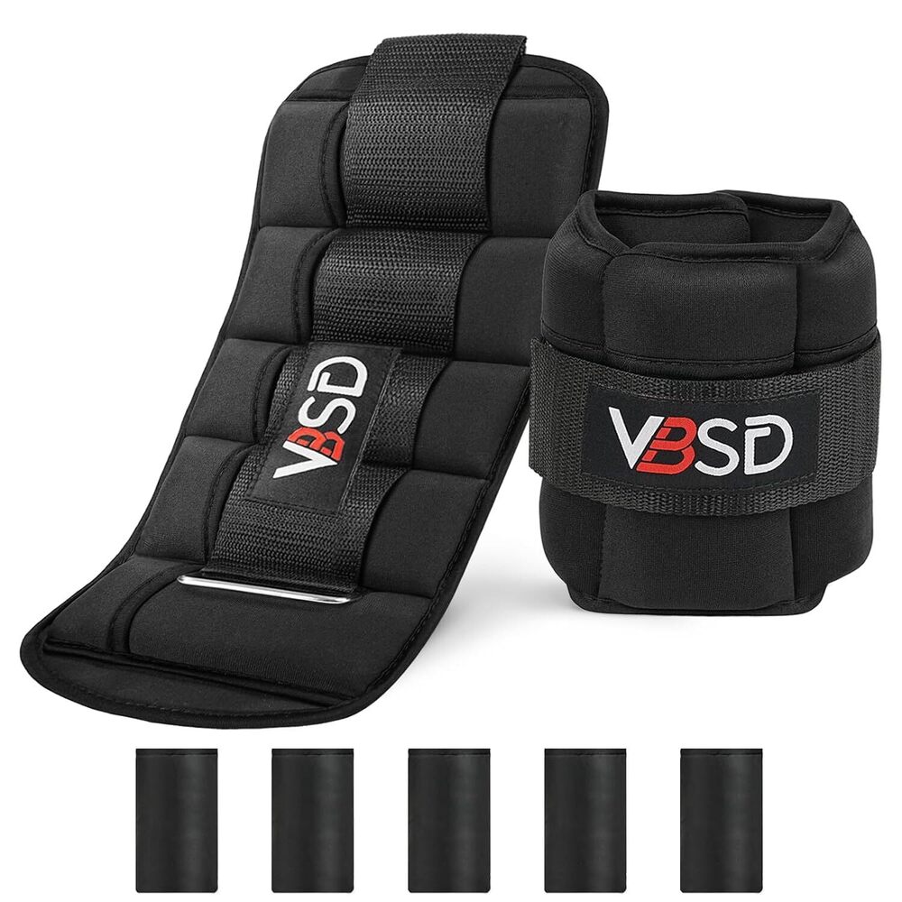 Adjustable Ankle Weights for Men Women, 7lbs/Pair Leg Weight Straps
